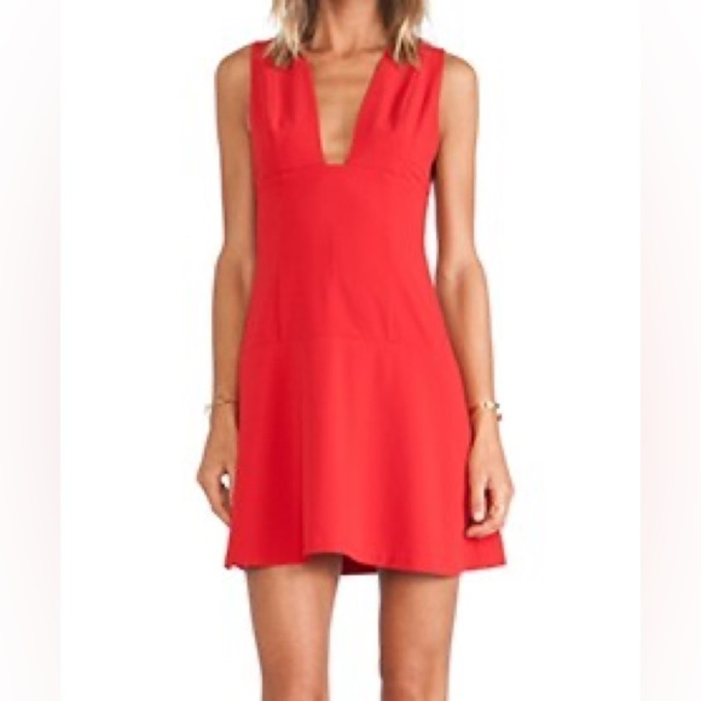 THAKOON ADDITION 4 Sleeveless Plunging Open-Front Dress - Picture 3 of 9